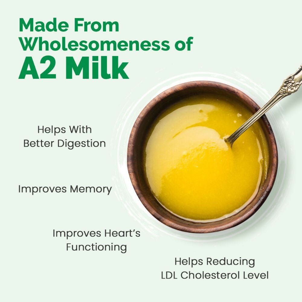 Auric A2 Bilona Desi Cow Ghee - Pure Brijwasi Ghee - Bilona Curd Churned - Distacart