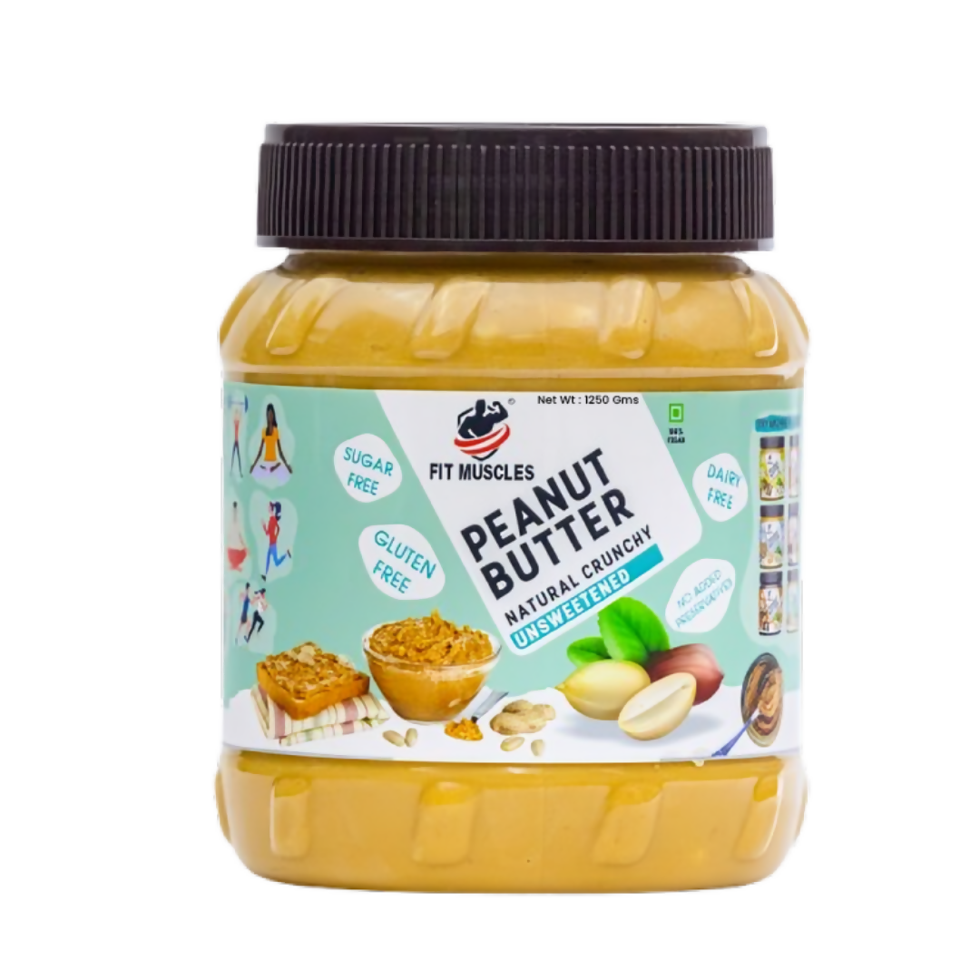 Fit Muscles Natural Crunchy Peanut Butter