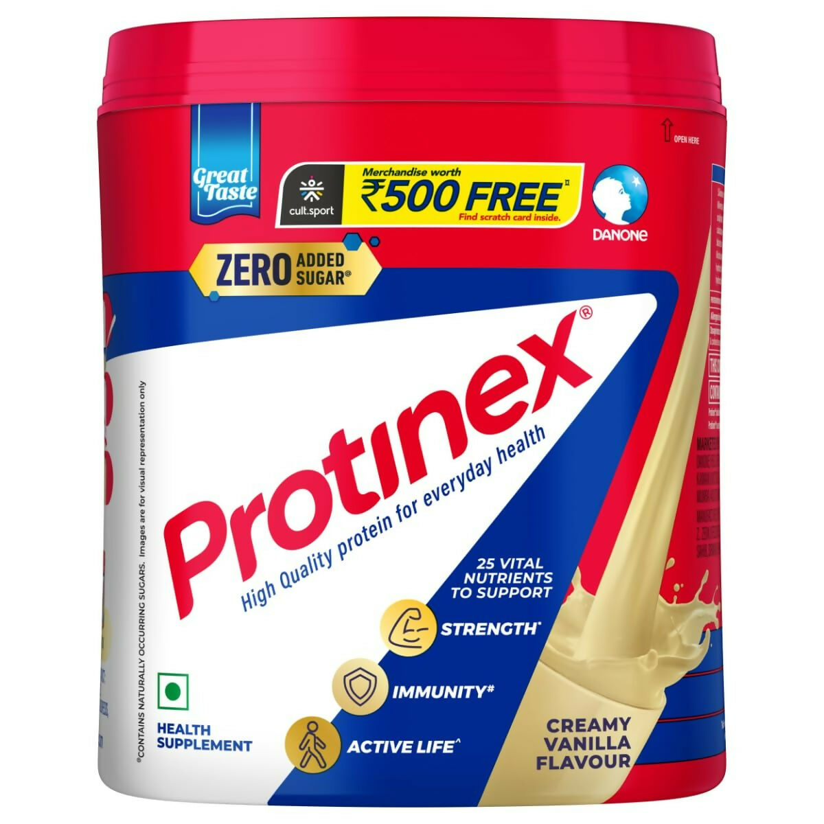 Protinex Health Supplement And Nutritional Protein Mix For Adults-(Creamy Vanilla) - diocart