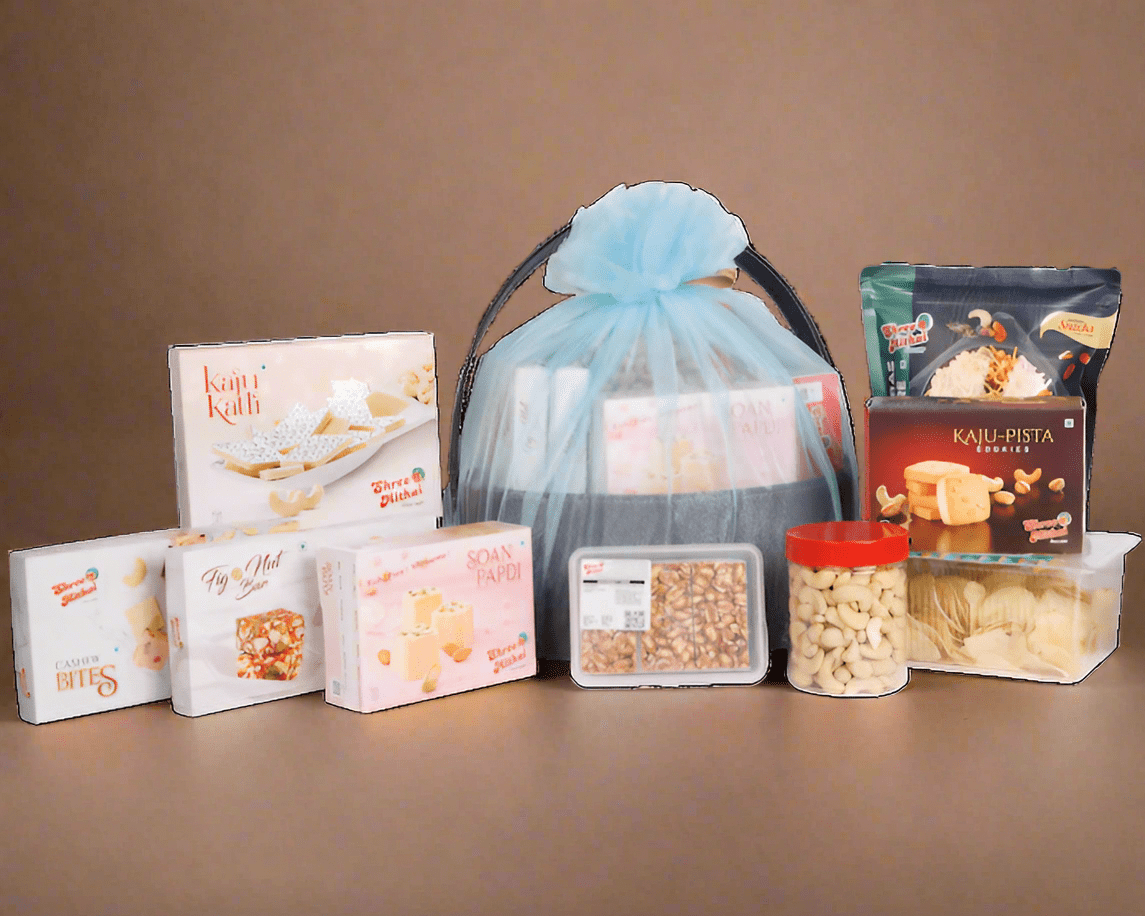 Shree Mithai Blue Titanium Dry Fruit Box