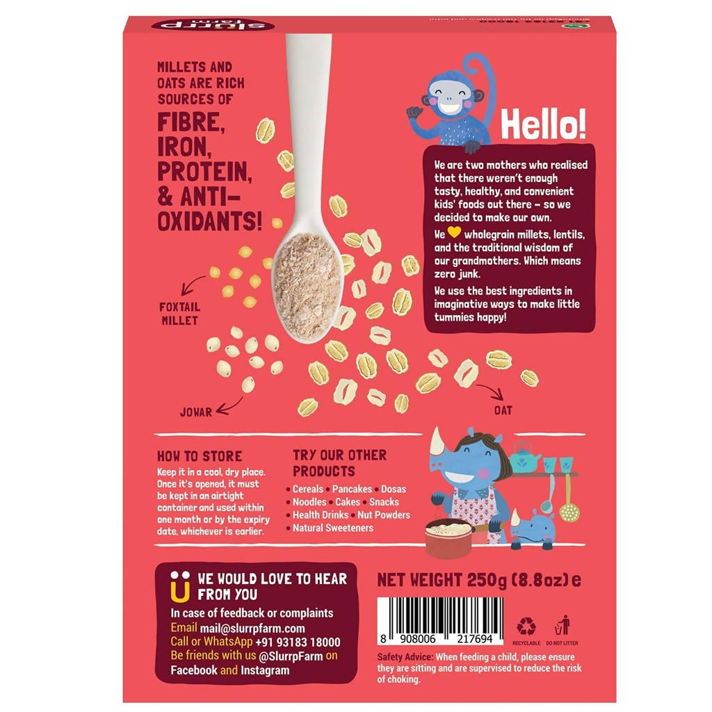 Slurrp Farm Millet & Oat Cereal for Little Ones