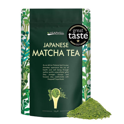 Heapwell Superfoods Japanese Matcha Green Tea Powder - Distacart