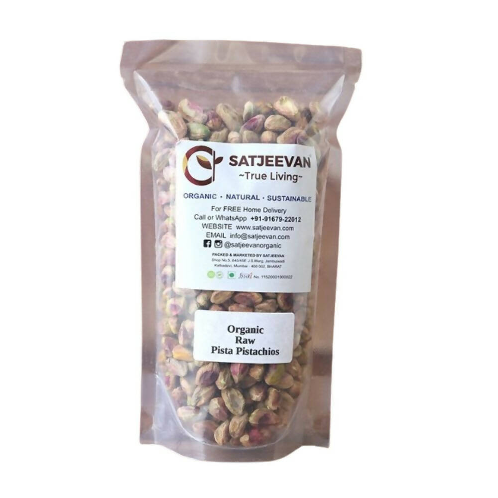 Satjeevan Organic Raw Pista Pistachios - Distacart