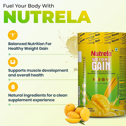 Patanjali Nutrela Weight Gain - Mango Flavour
