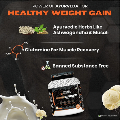 Patanjali Nutrela Sports Mass Gainer (Frvan-ice)