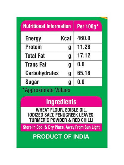 Girnar Chai Nashta - Methi Khakhra