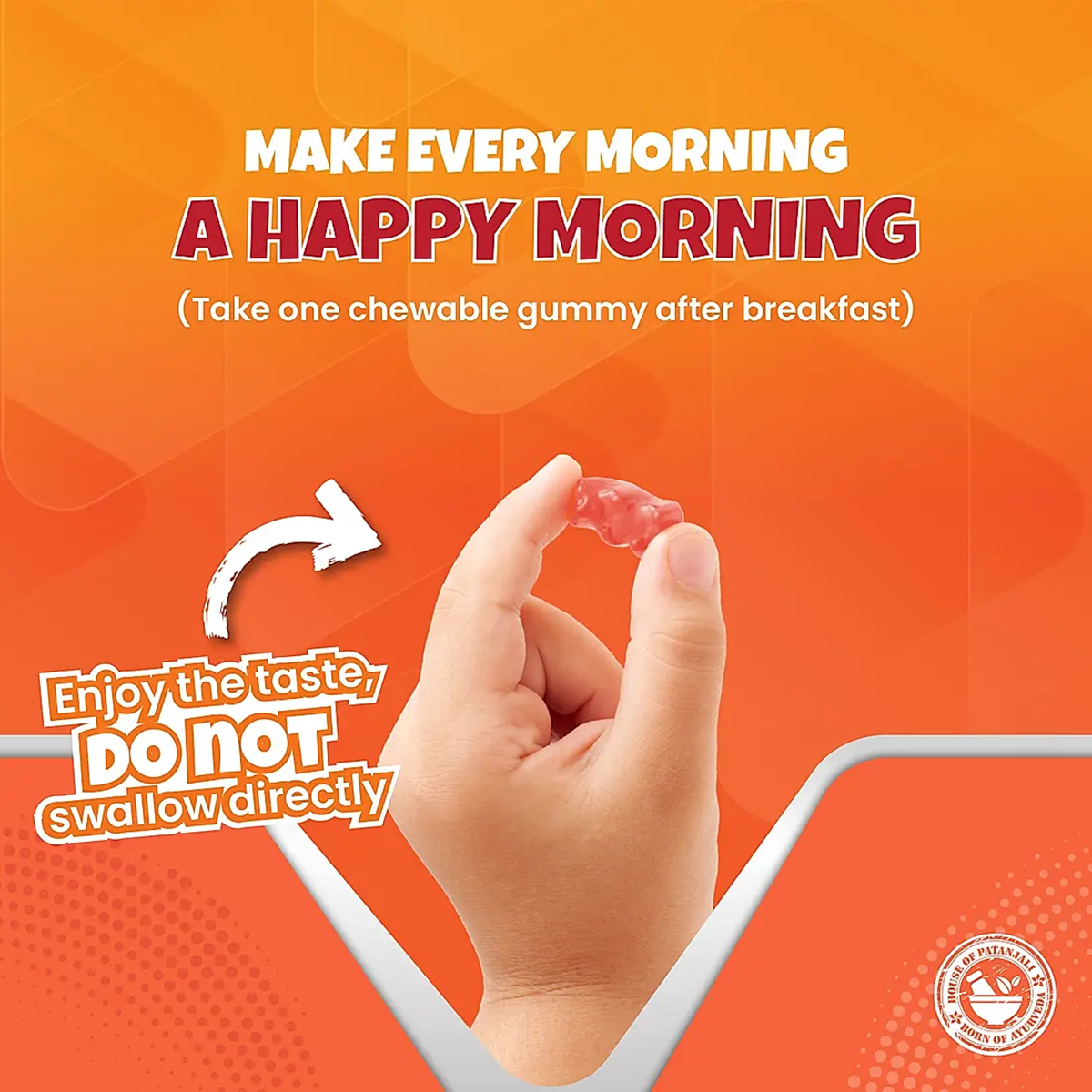 Patanjali Nutrela Multi- Vitamin Kids Gummies- Straberry Flavour