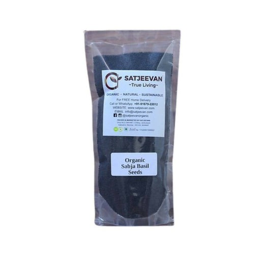 Satjeevan Organic Sabja Basil Seeds - Distacart