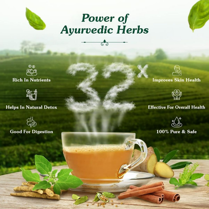 Jeena Sikho 32 Herbs Tea- Natural Body Detox Kahwa