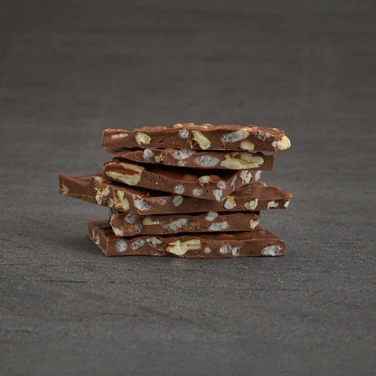 Smoor 35% Pecan and Puffed Rice Chocolate Barks