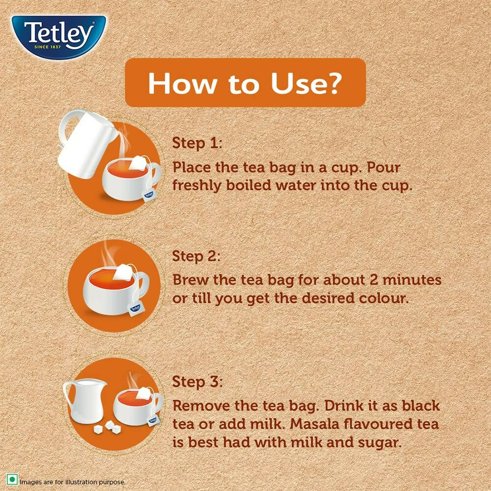 Tetley Masala Chai With Natural Flavour - diocart