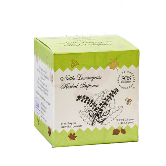 SOS Organics Nettle Lemongrass Herbal Infusion - diocart