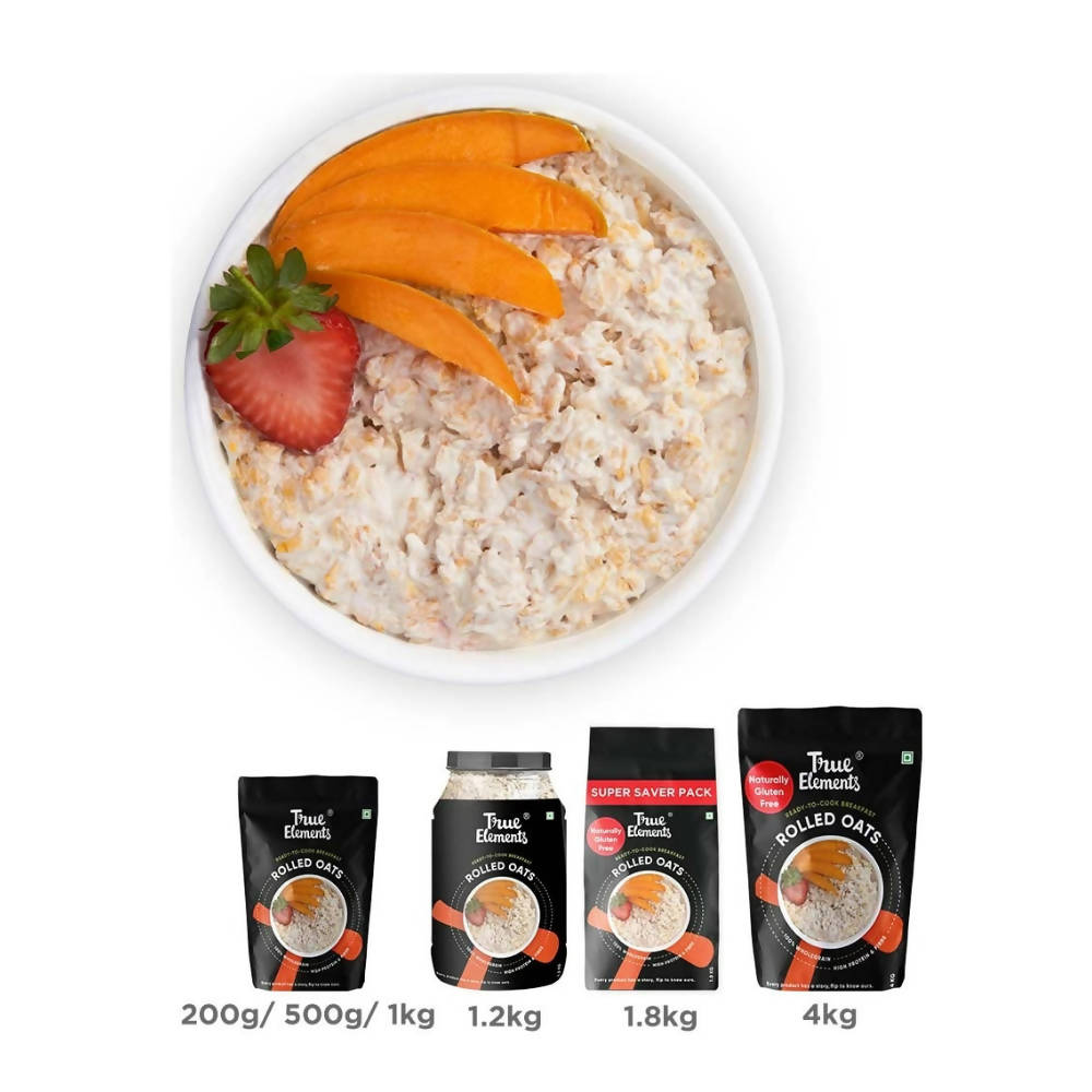 True Elements Rolled Oats Gluten Free