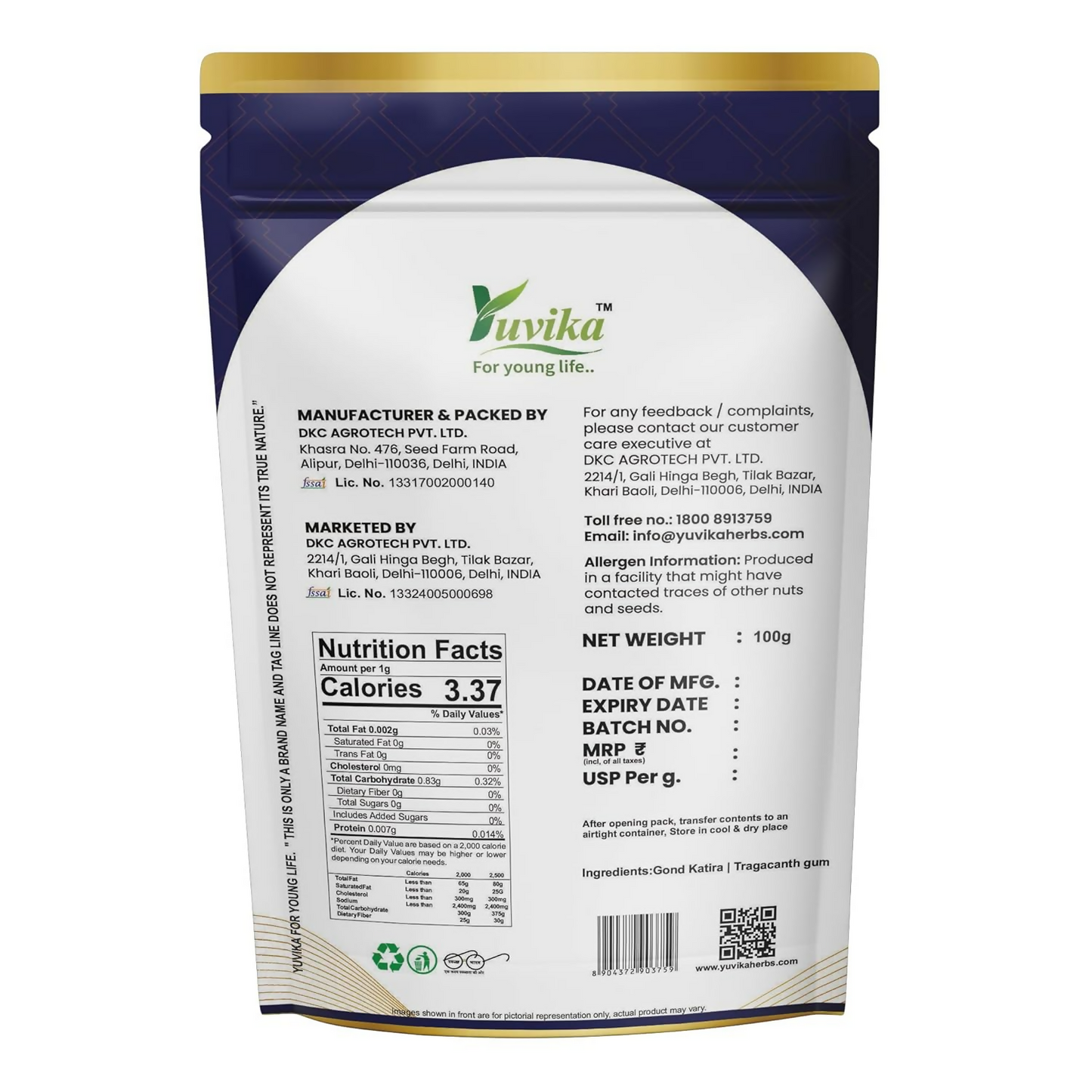 Yuvika Gond Katira - Tragacanth Gum