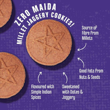 Early Foods Millet Ragi Choco Jaggery Cookies - diocart