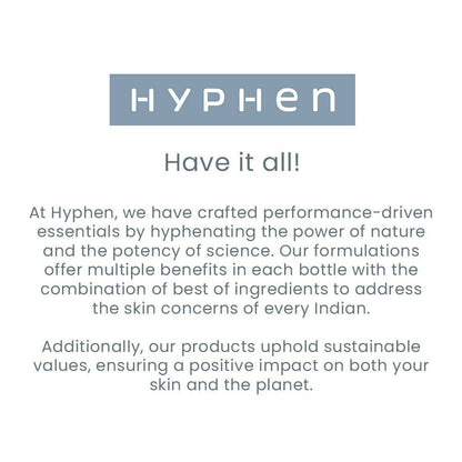 Hyphen By Kriti Sanon Pigmentation Corrector Daily Cream, Reduce Pigmentation & Dark Spots, Brightens & Even Tones Skin, Moisturizes Skin