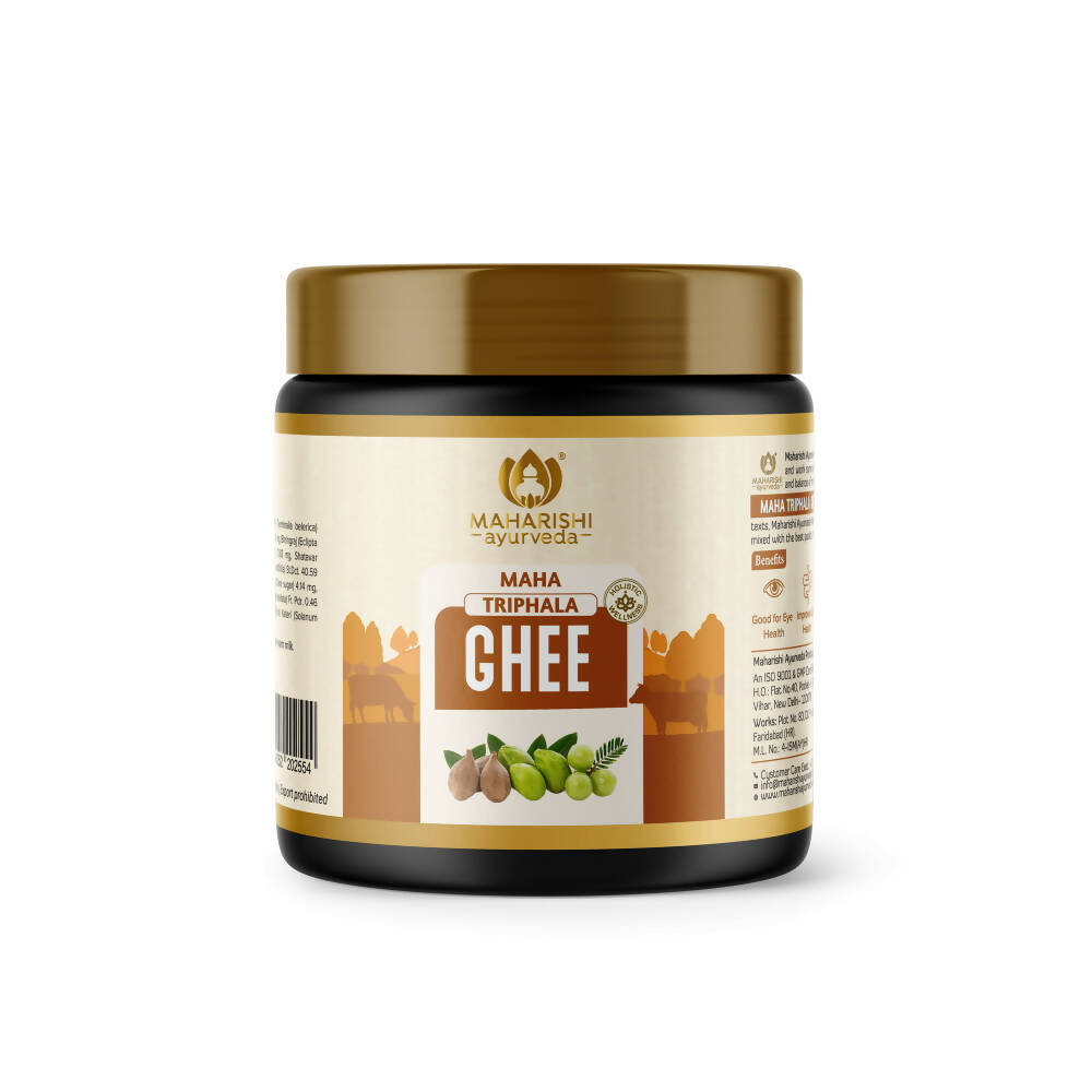 Maharishi Ayurveda Maha Triphala Ghee | Good for Eye Health & Gut Health | Organic Ghee
