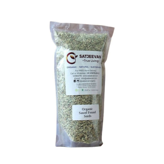 Satjeevan Organic Saunf Fennel Seeds - Distacart