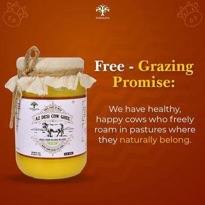 Vanalaya A2 Desi Cow Ghee Prepared By Traditional Bilona Method