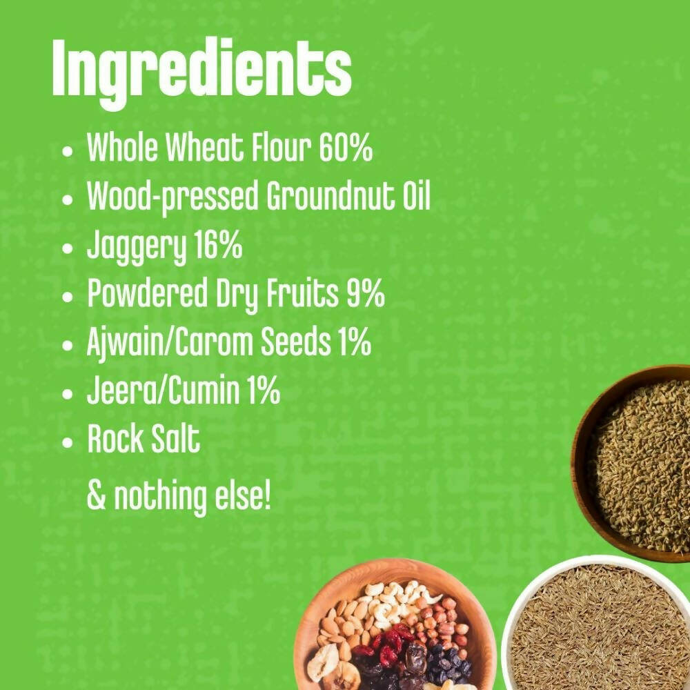 Early Foods Whole Wheat Ajwain Jaggery Teething Sticks - Distacart