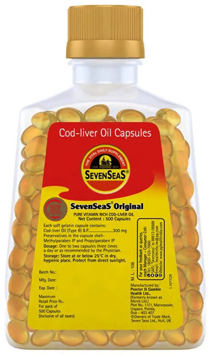 Seven Seas Original Cod-Liver Oil Capsules