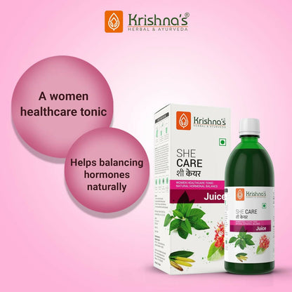 Krishna's Herbal & Ayurveda She Care Juice for Women Wellness