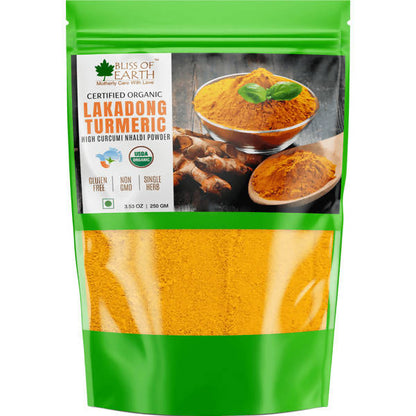 Bliss of Earth Lakadong Turmeric Powder - diocart