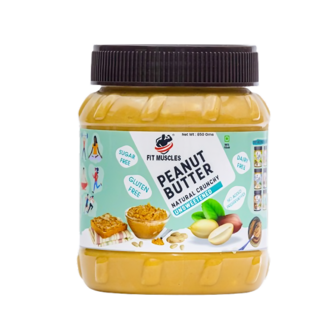 Fit Muscles Natural Crunchy Peanut Butter