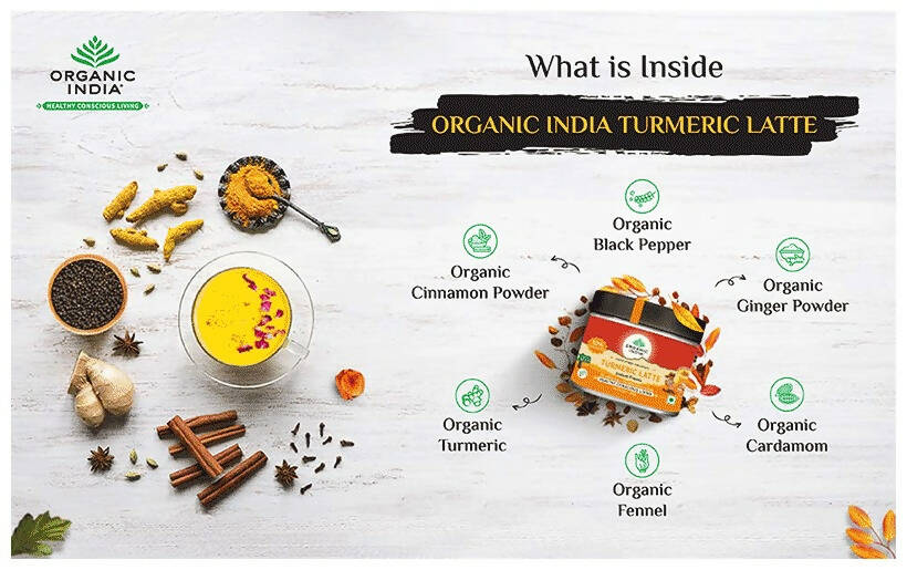 Organic India Turmeric Latte Instant Premix - Distacart