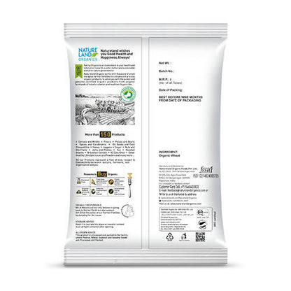 Nature Land Organics Wheat Suji - Distacart