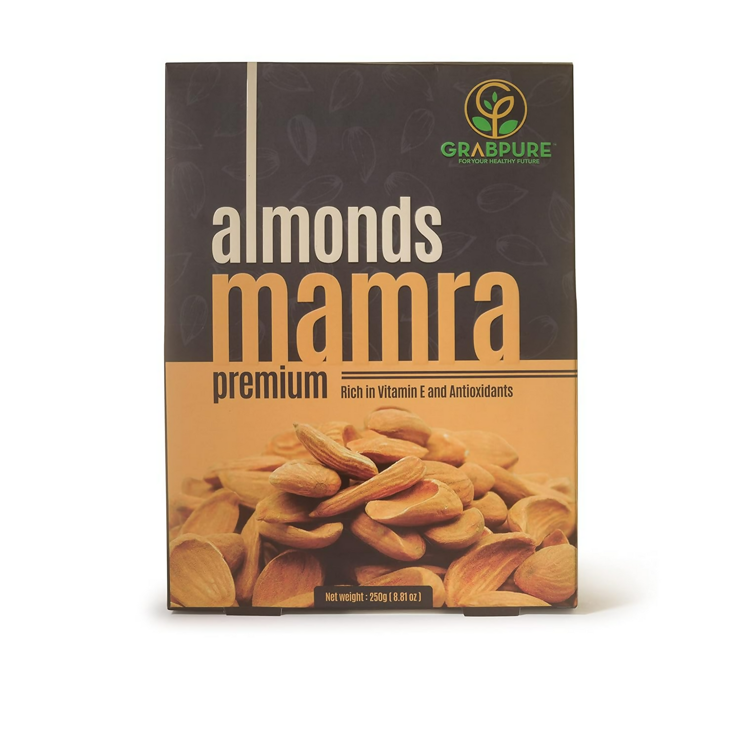 Grabpure Mamra Almonds/Mamra Badam Dry Fruits