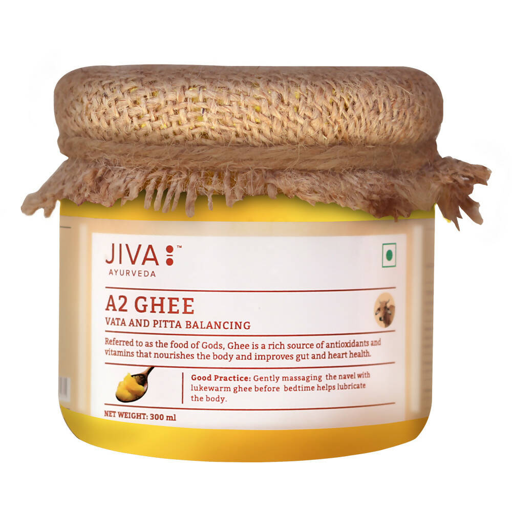 Jiva Ayurveda A2 Gir Desi Cow Ghee | Desi Gir Cow Ghee | Pure and Natural Ghee From A2 Cow Milk