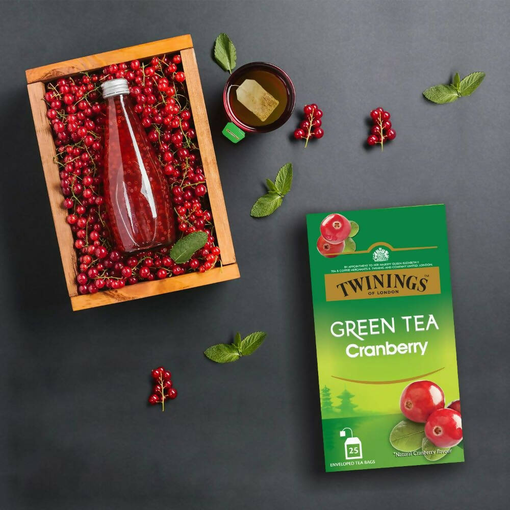 Twinings Green Tea Cranberry Teabags - Distacart