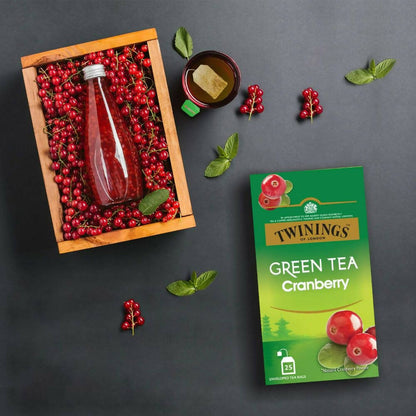 Twinings Green Tea Cranberry Teabags - Distacart