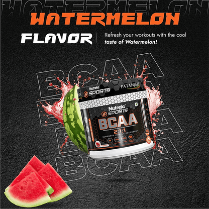 Patanjali Nutrela Sports BCAA Powder (Watermelon Flavour)