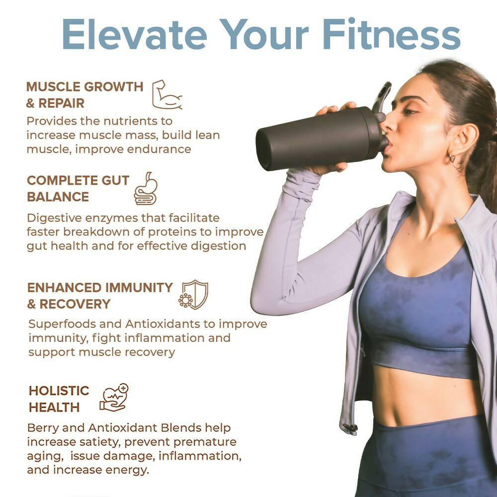 Wellbeing Nutrition Superfood Plant Protein-French Vanilla Caramel - Distacart