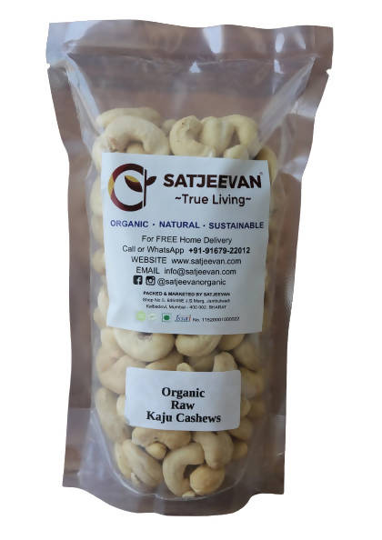 Satjeevan Organic Raw Kaju Cashews - diocart