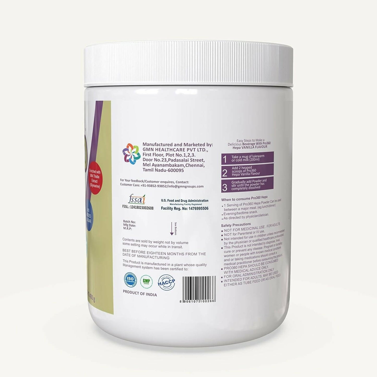 Pro360 Hepa Liver Care Protein Powder - Distacart