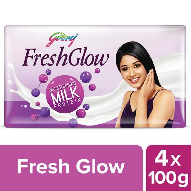 Godrej Fair Glow Fairness + Proteins Bathing Soap - Distacart