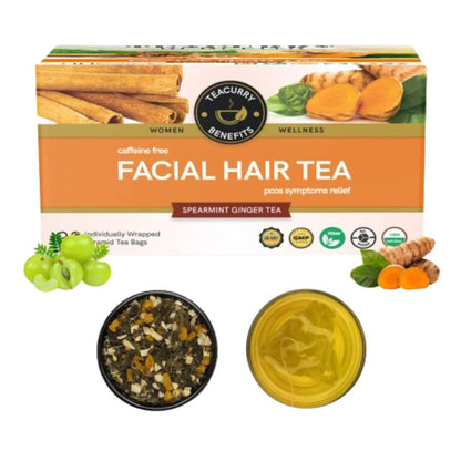 Teacurry Facial Hair Tea Bags - Distacart
