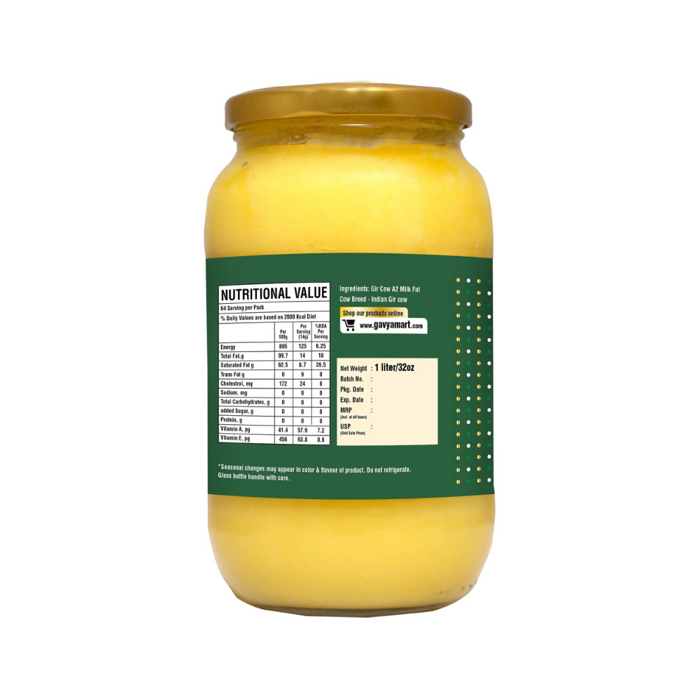 Gavyamart A2 Gir Cow Ghee - Distacart