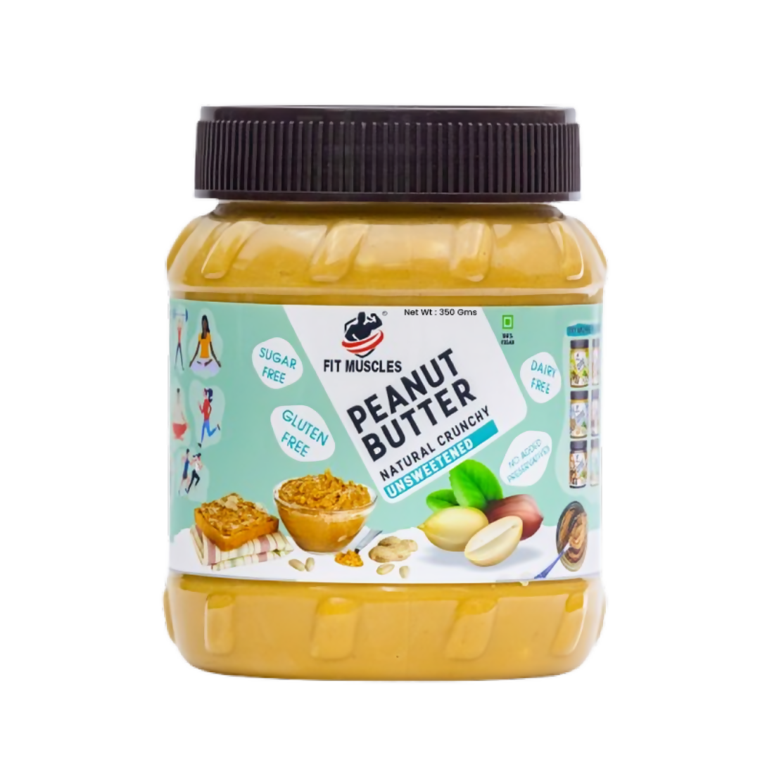 Fit Muscles Natural Crunchy Peanut Butter