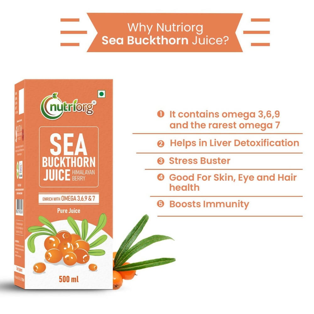 Nutriorg Seabuckthorn Juice - Distacart